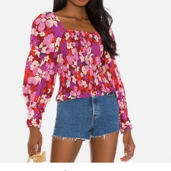 Free People Tops - Free People Ariana Printed Top Party
Combo small